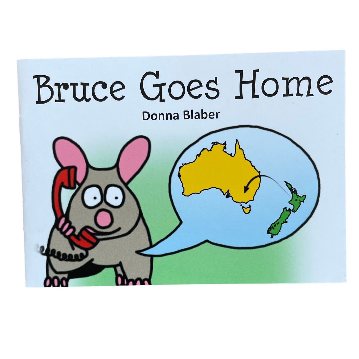 Bruce Goes Home - Children's soft cover book.