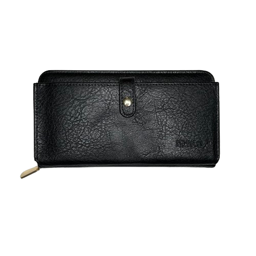 Black wallet by Moana Road.