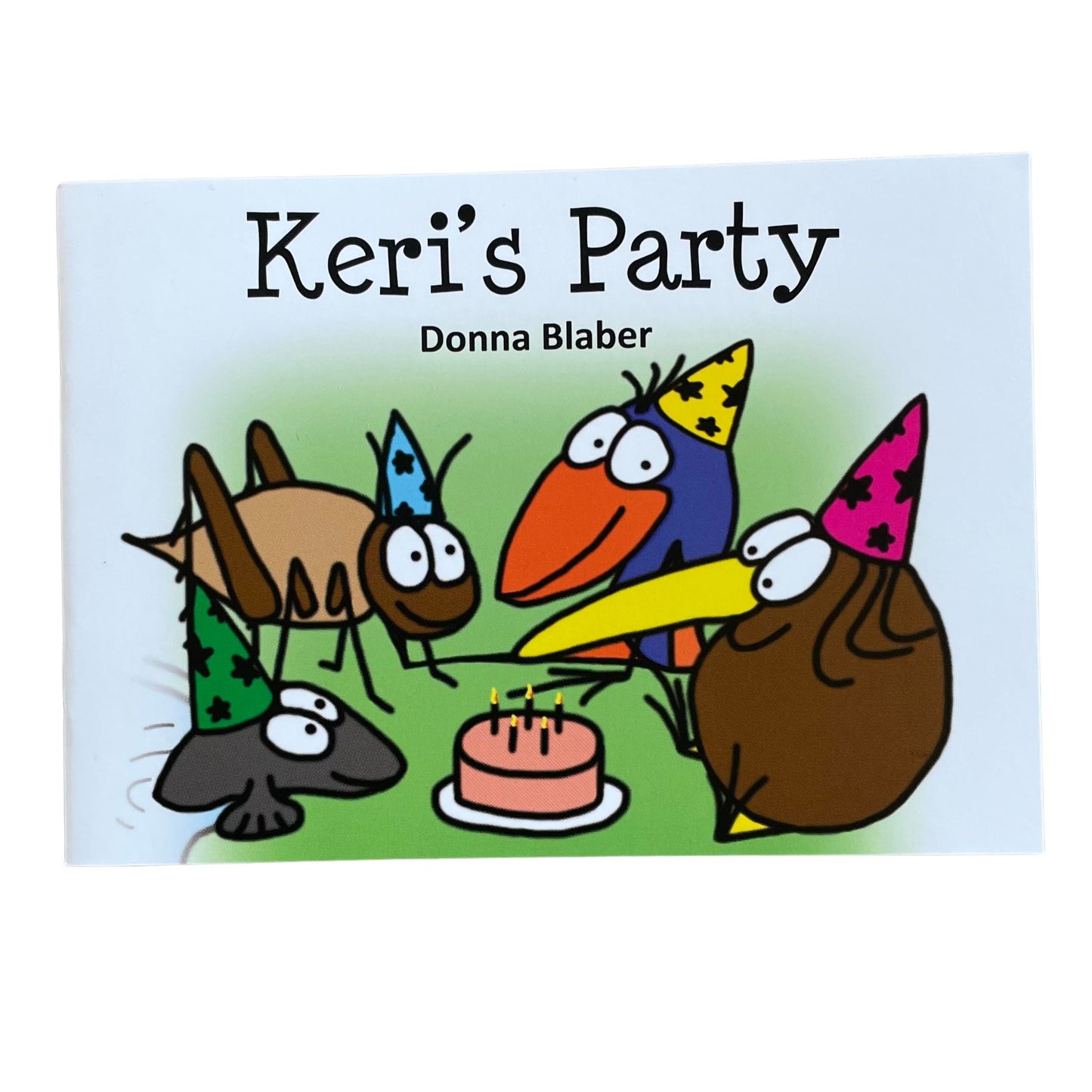 Keri's Party - Soft cover children's book.