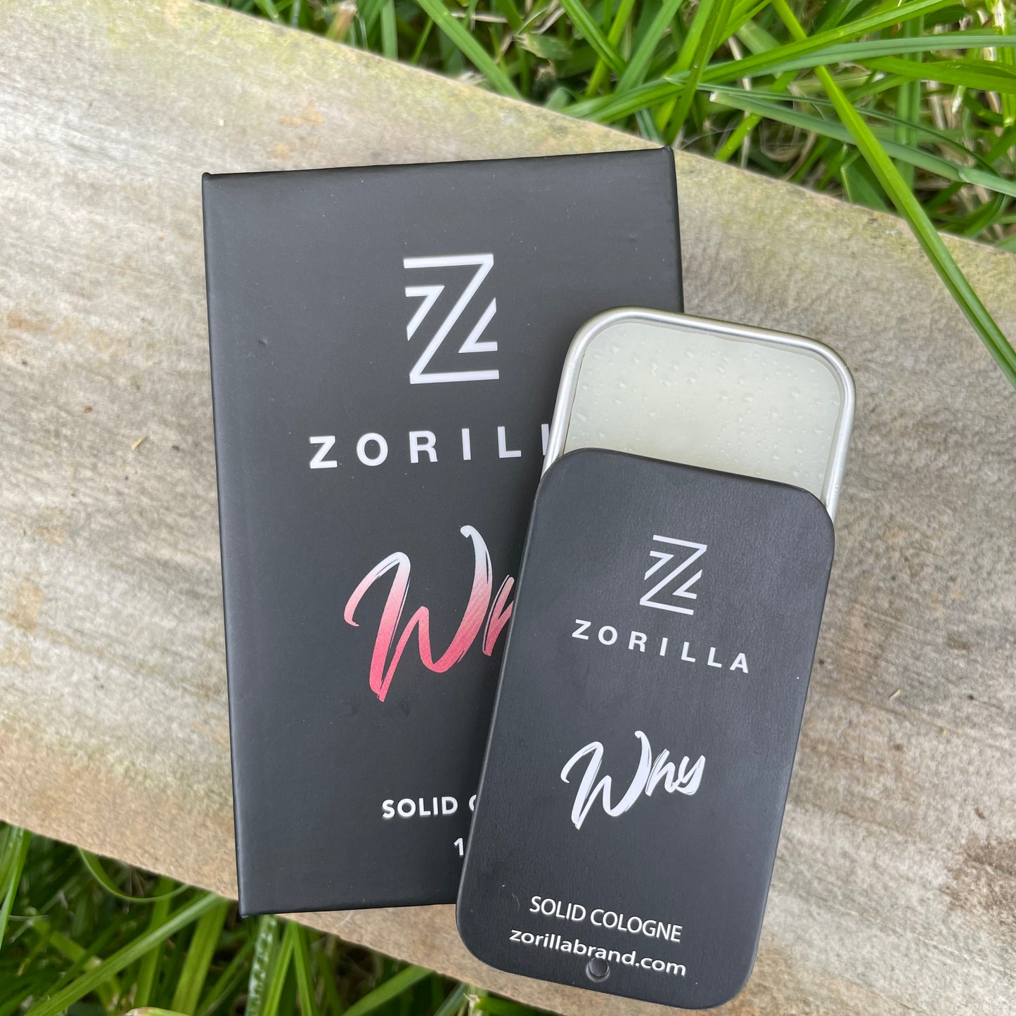 Zorilla men's solid cologne. Fragrance - Why