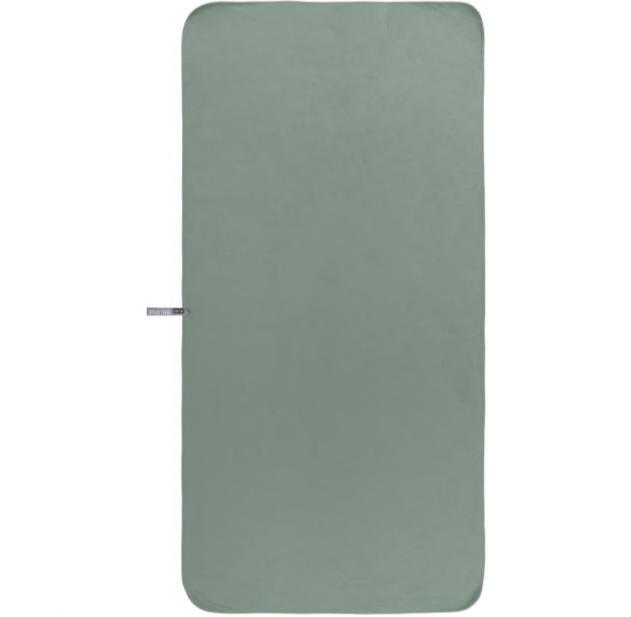 Sea to Summit Drylite large towel in sage green.