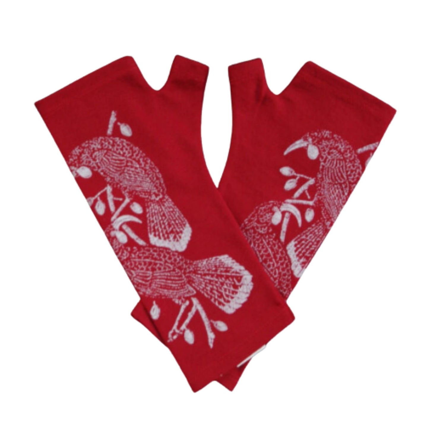 Merino Wool Gloves - Red Huia and Made in New Zealand by Kate Watts. Just beautiful