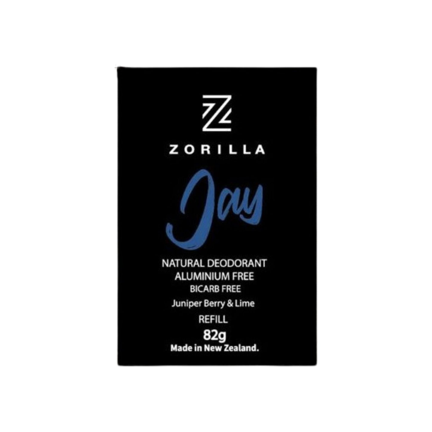 Zorilla Natural Deodorant Refill - Jay