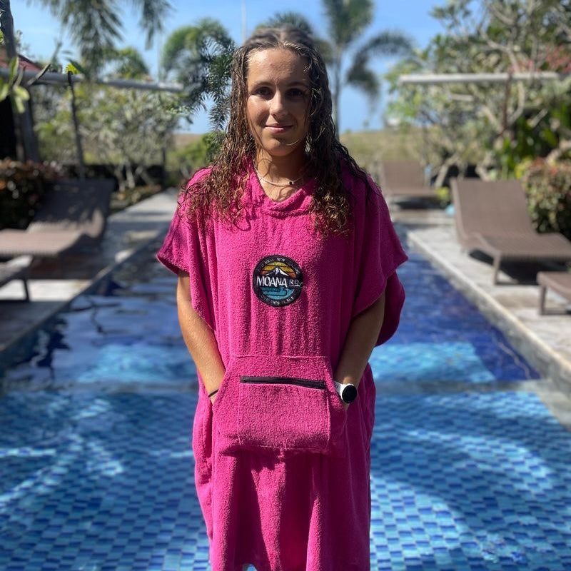 Adventure Towel Hoodie - Pink