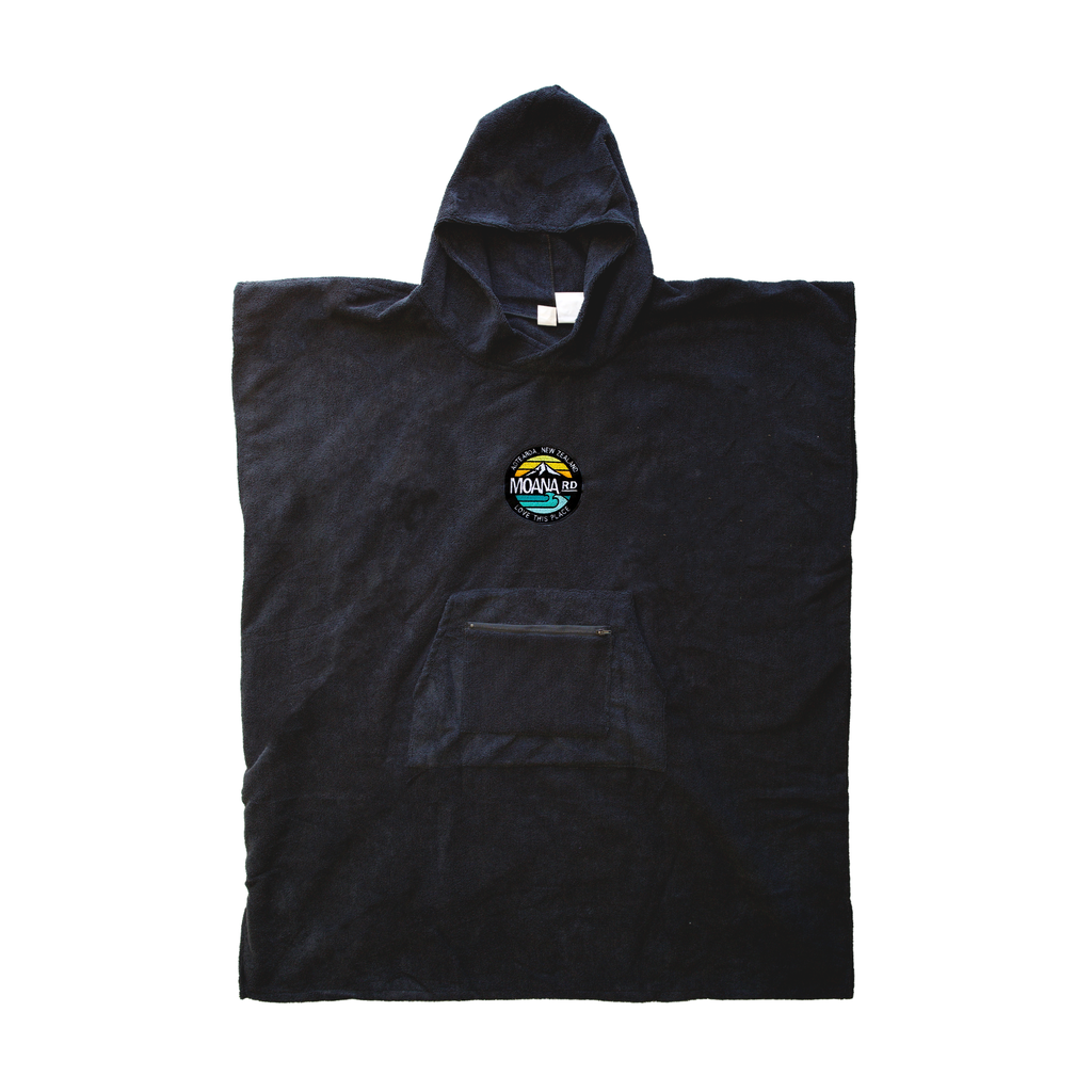 Adventure Towel Hoodie - Black