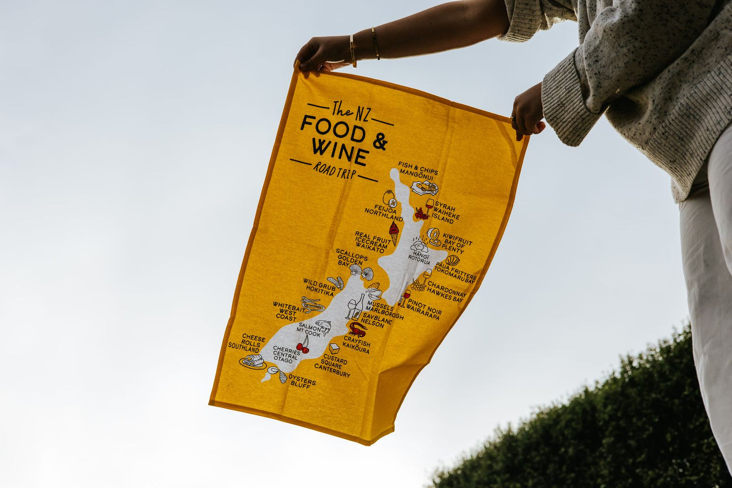 Tea Towel - Food & Wine Road Trip