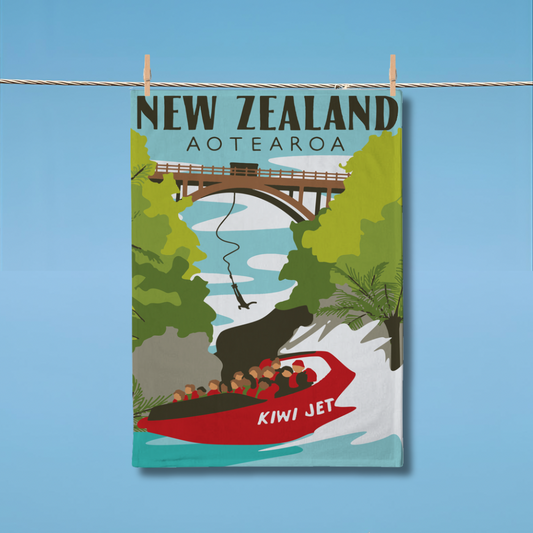 Tea Towel - Jet Boat