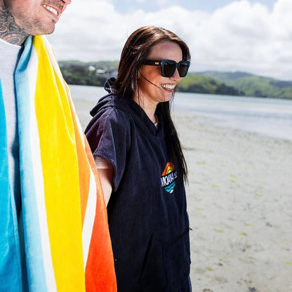 Adventure Towel Hoodie - Black