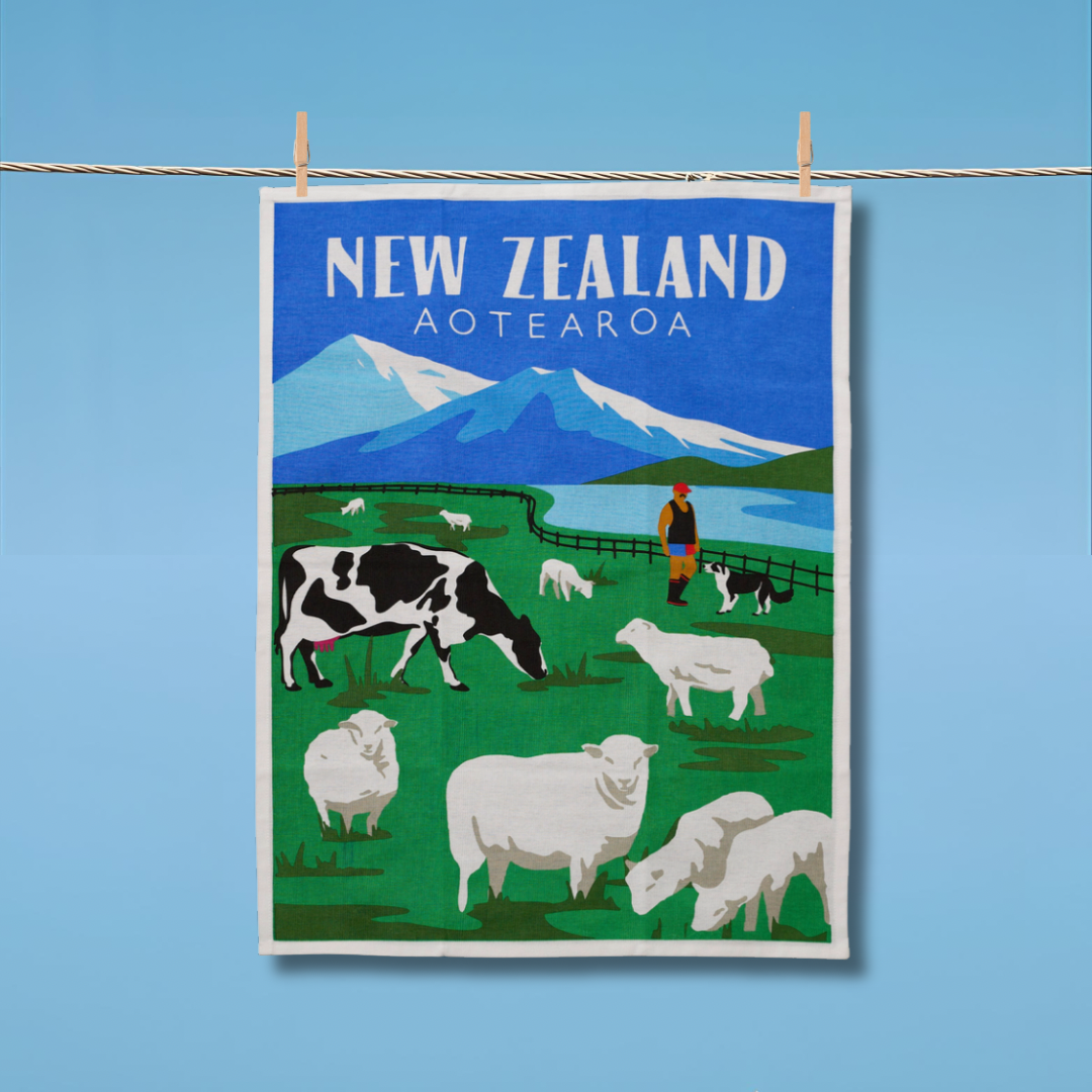 Tea Towel - NZ Farming