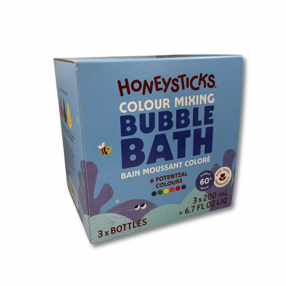 Honeysticks Bubble Bath Colour Mixing 3pk