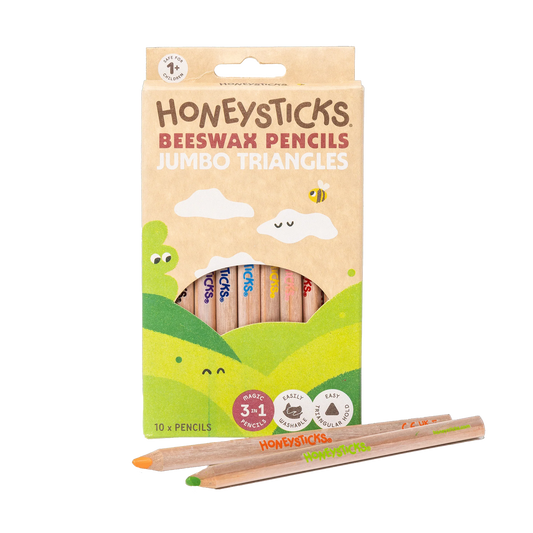Honeysticks Magic 3-n-1 Jumbo Triangle Pencils 10pk