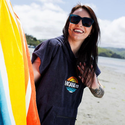 Adventure Towel Hoodie - Black