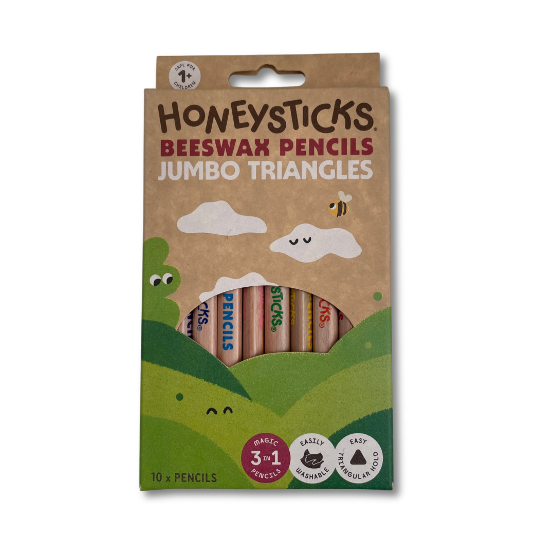 Honeysticks Magic 3-n-1 Jumbo Triangle Pencils 10pk