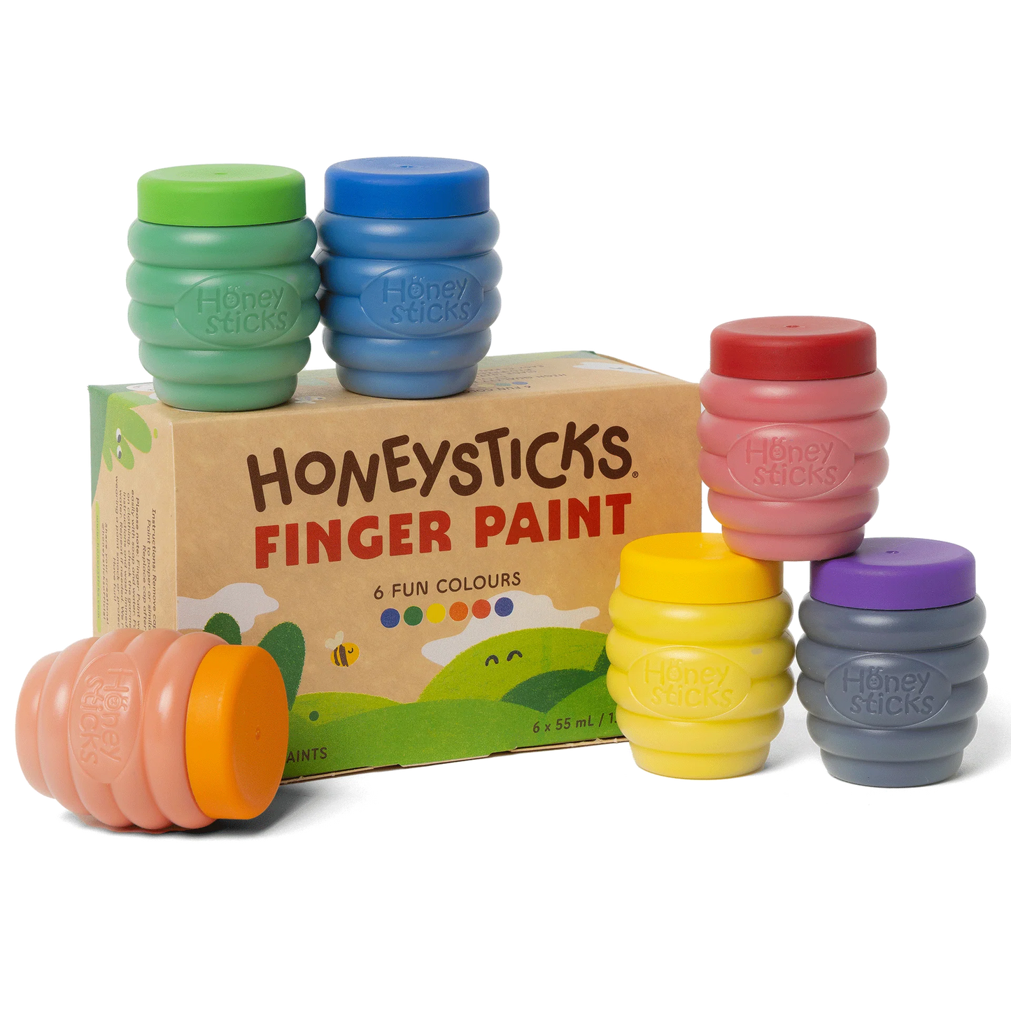 Honeysticks Fingerpaints 6pk