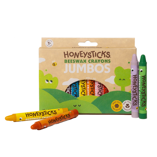 Honeysticks Jumbo Crayons 12pk