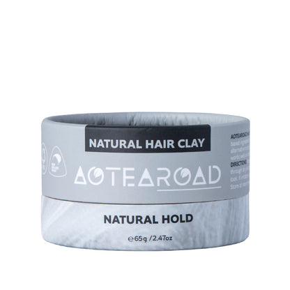 Natural hold hair clay from Aotearoad.