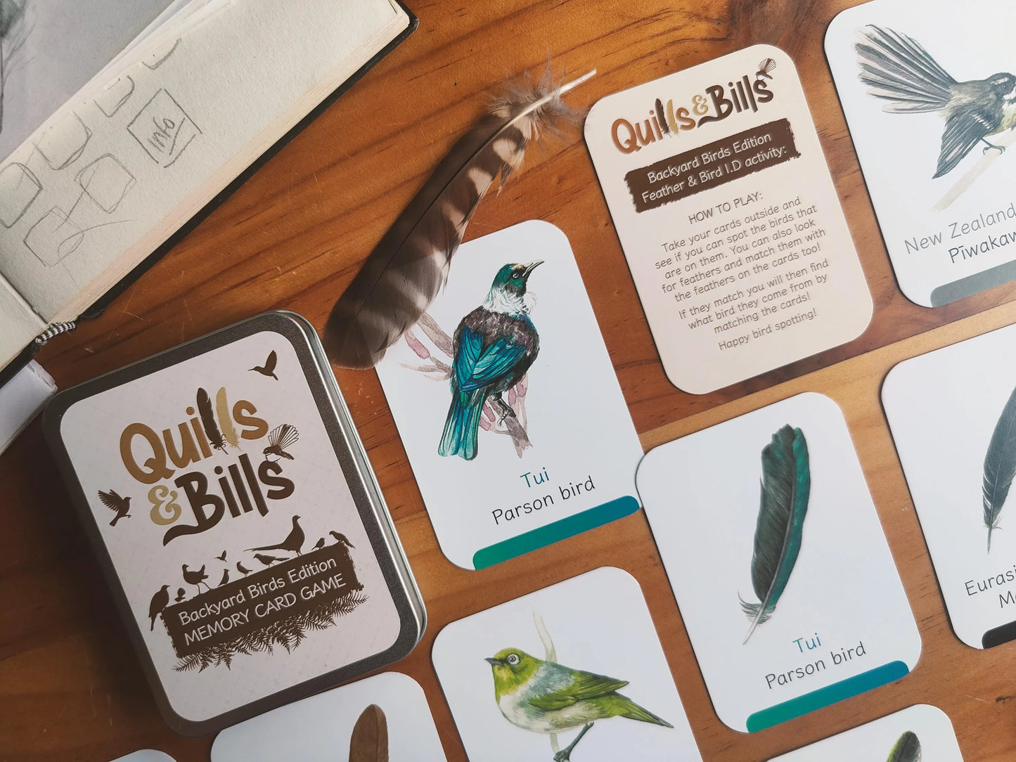 Quills & Bills Memory Game