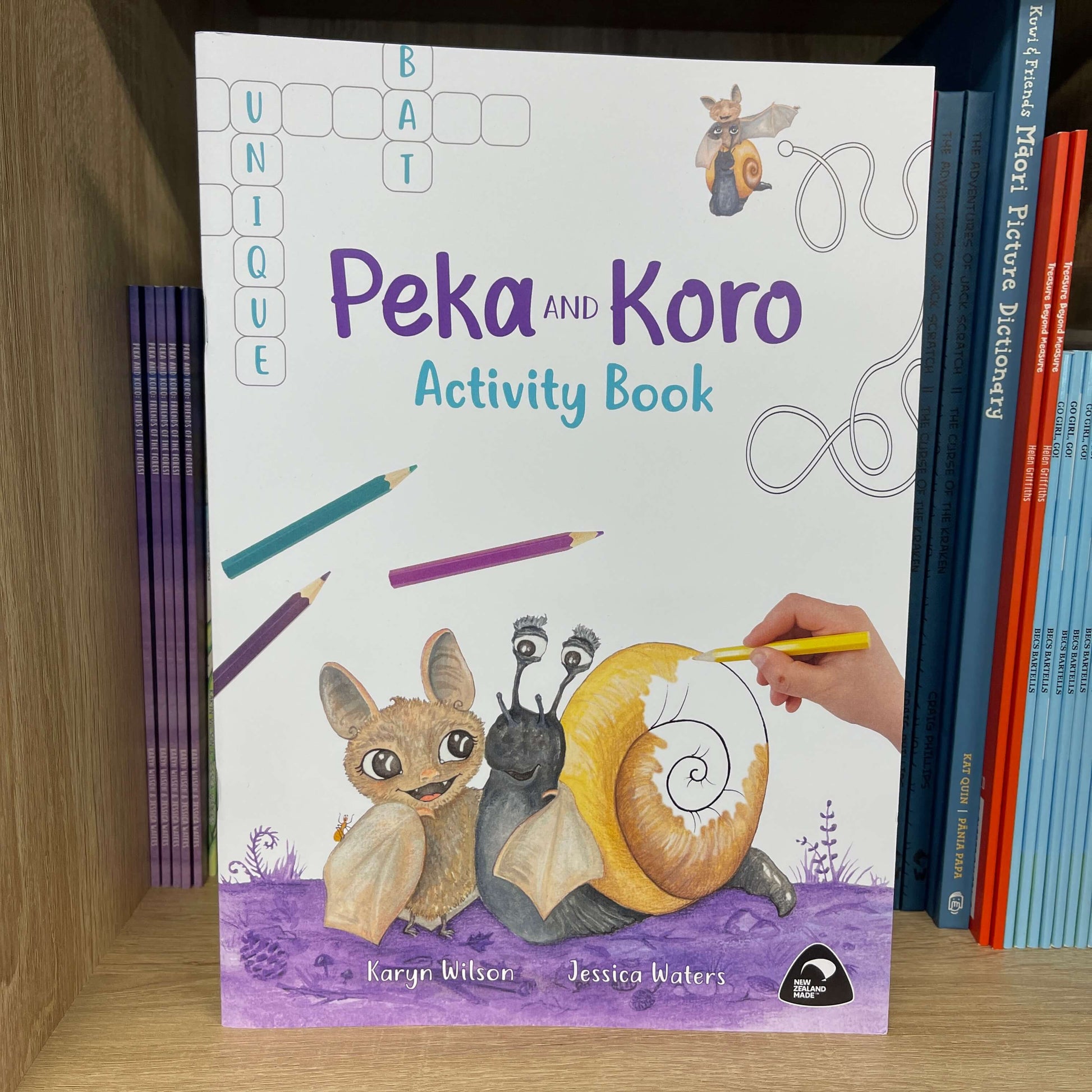 Peka and Koro activity colouring book.