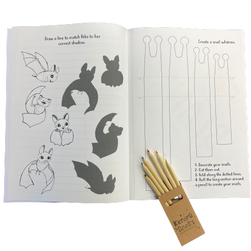 Peka and Koro activity colouring book.