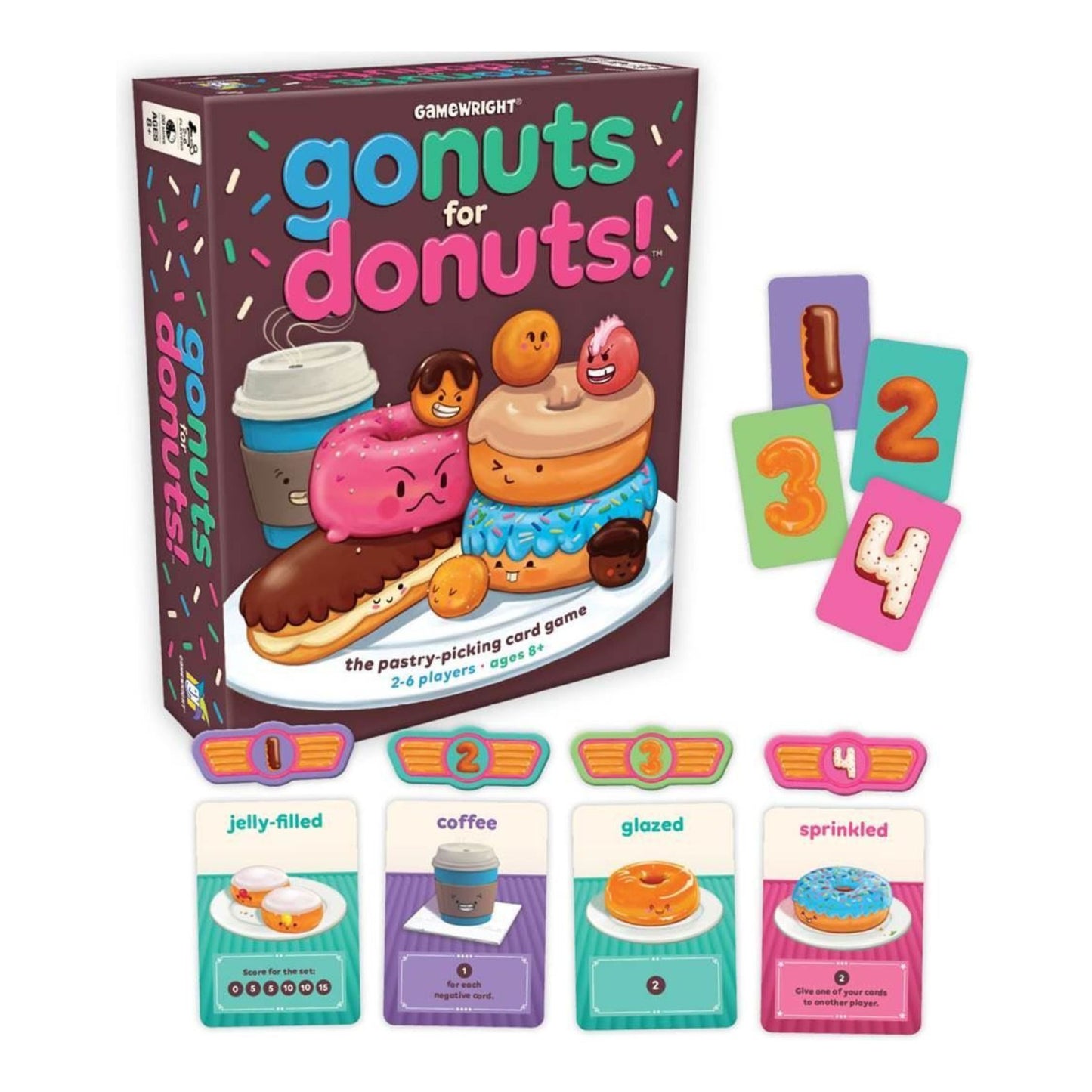 Go nuts for Donuts card game
