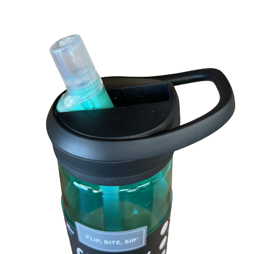 Camelbak Eddy plus drink bottle in coastal green.