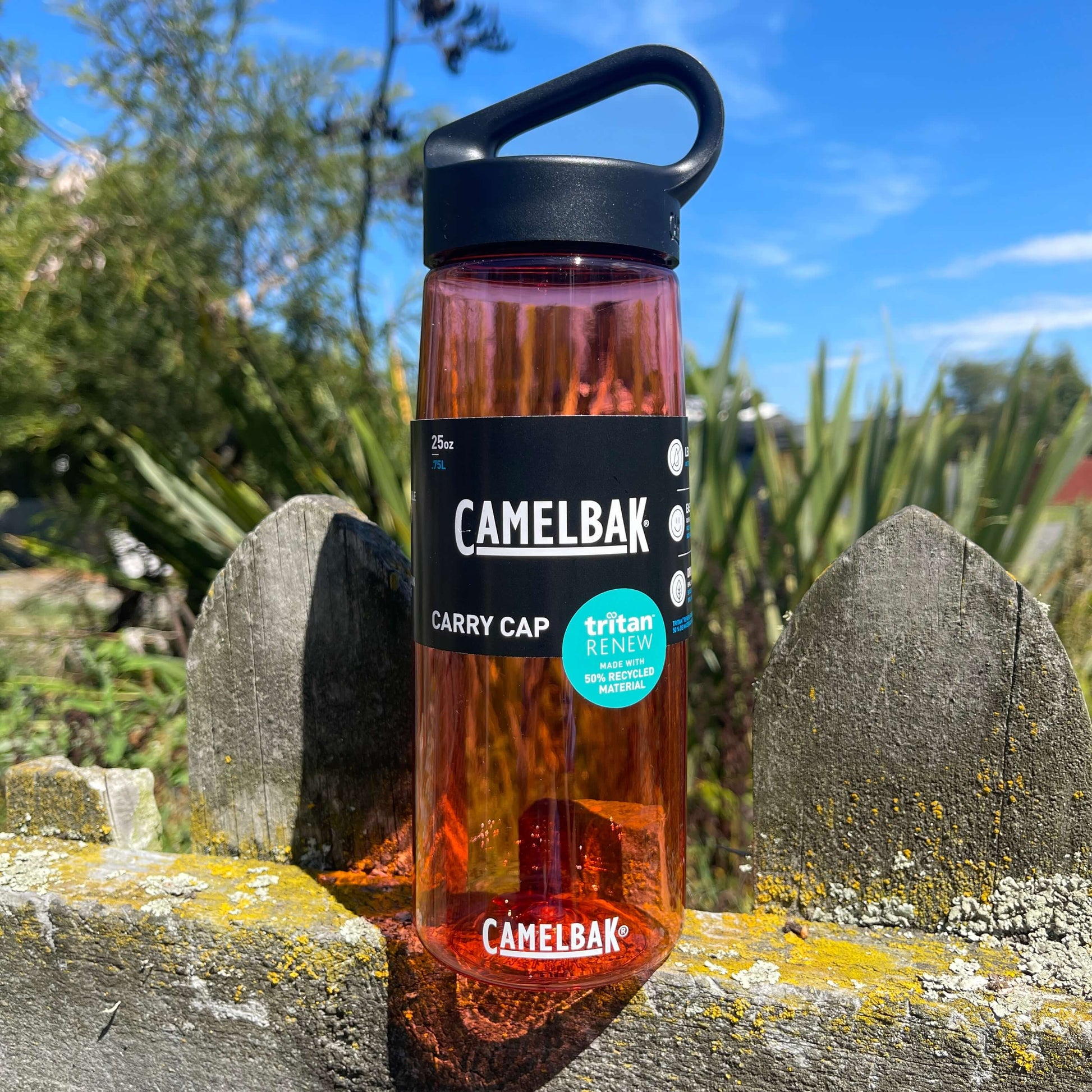 Camelbak carry cap drink bottle in Rose.