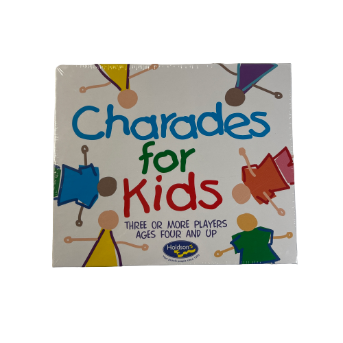 front picture of charades for kids box