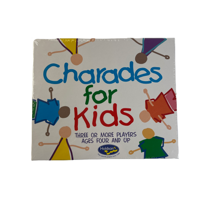 front picture of charades for kids box