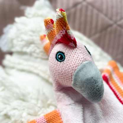 Cockatoo baby comforter.