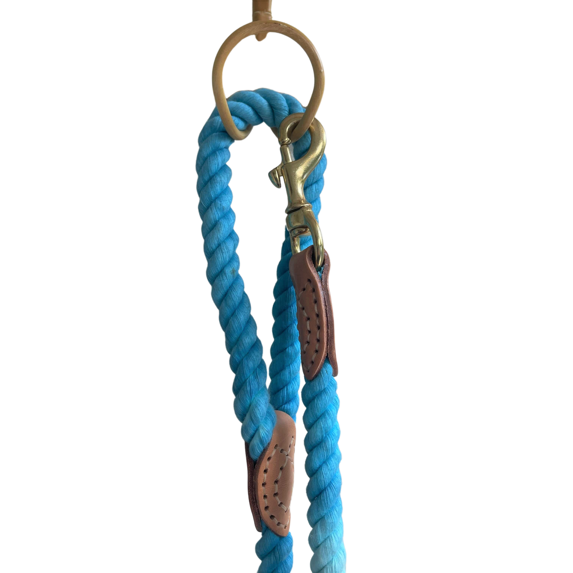 Cotton rope dog leash.