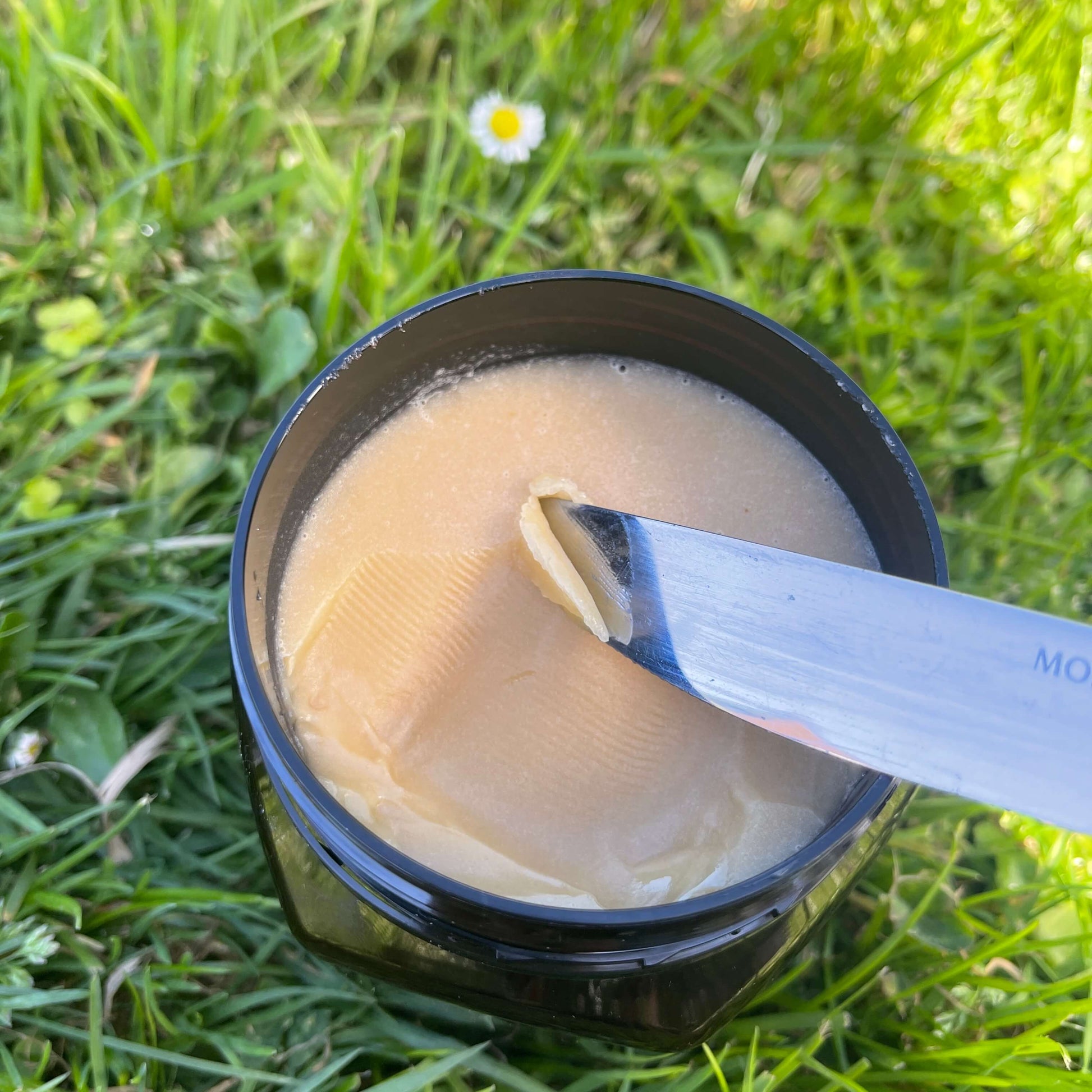 Raw Manuka Honey in jar.