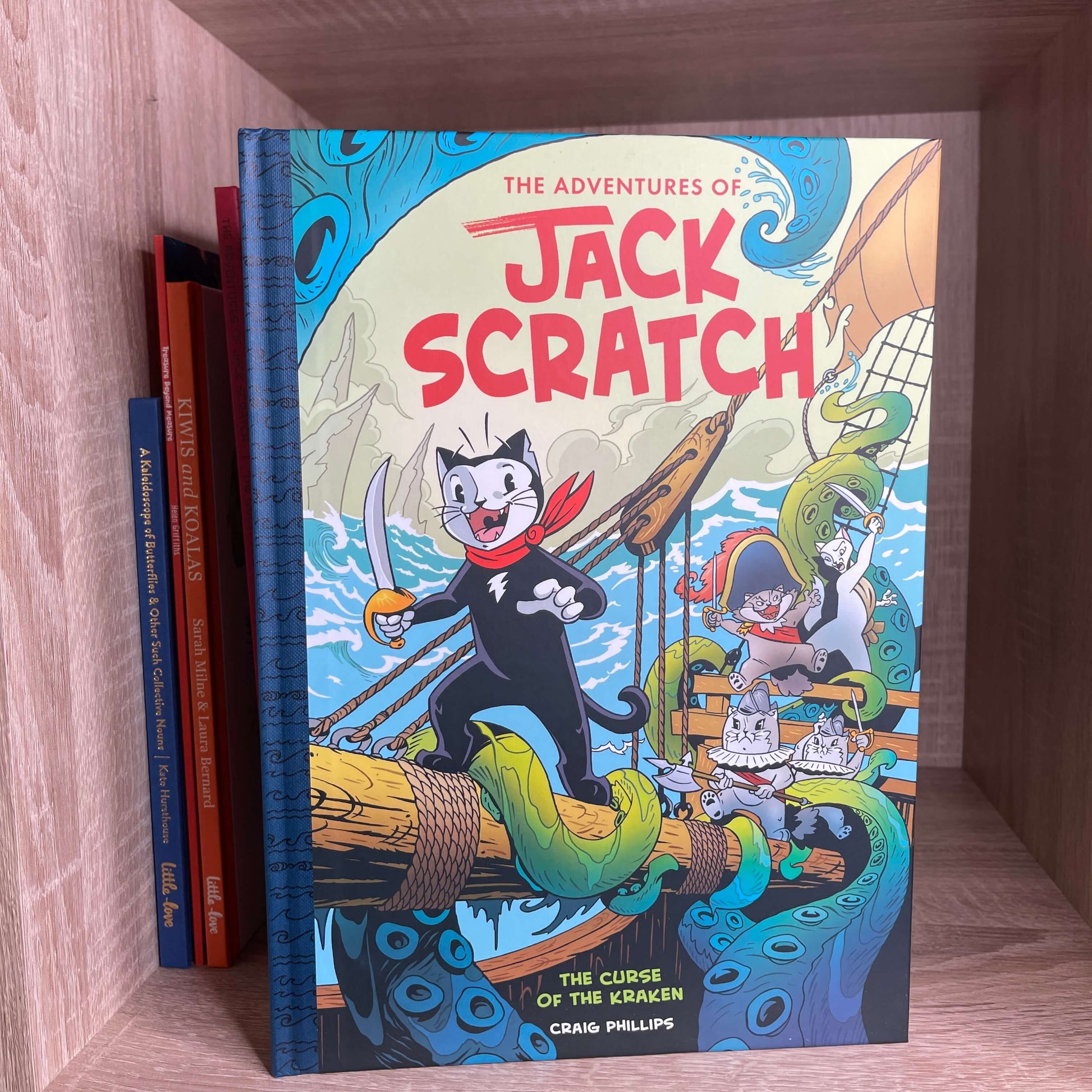 Childrens book The Adventures of Jack Scratch - The Curse of the Kraken by Craig Phillips.