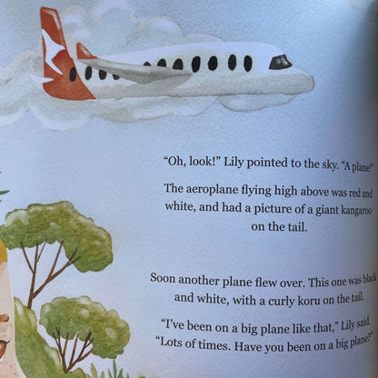 Page from Childrens story book Kiwis and Koalas by Sarah Milne.