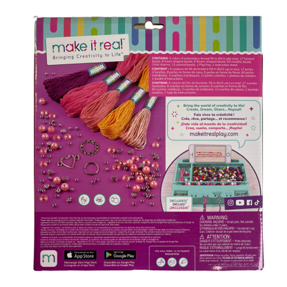 Macrame friendship bracelet making set.