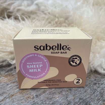 Sabelle Soap Bar 2 pack in a box.