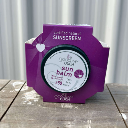 Sun balm starter kit from Goodbye Ouch.